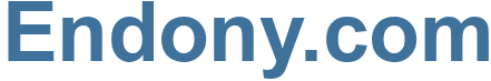 Endony.com - Endony Website