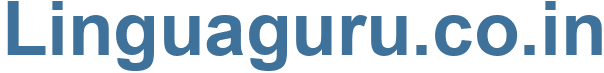 Linguaguru.co.in - Linguaguru.co Website
