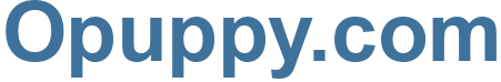 Opuppy.com - Opuppy Website