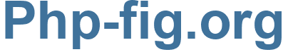 Php-fig.org - Php-fig Website