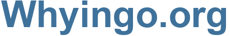 Whyingo.org - Whyingo Website