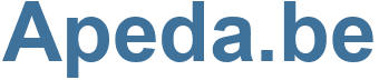 Apeda.be - Apeda Website