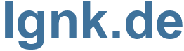 Ignk.de - Ignk Website