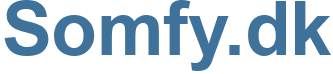 Somfy.dk - Somfy Website