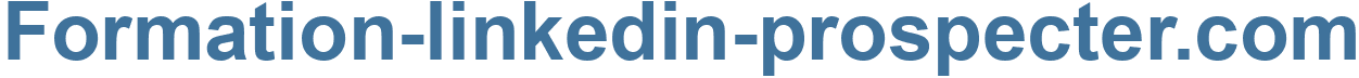 Formation-linkedin-prospecter.com - Formation-linkedin-prospecter Website