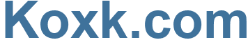 Koxk.com - Koxk Website