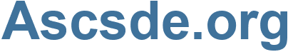 Ascsde.org - Ascsde Website
