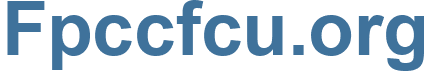 Fpccfcu.org - Fpccfcu Website