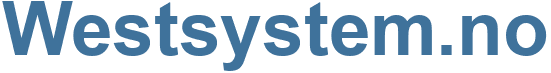 Westsystem.no - Westsystem Website