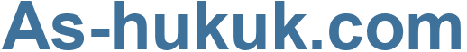 As-hukuk.com - As-hukuk Website
