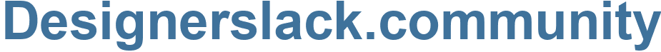 Designerslack.community - Designerslack Website