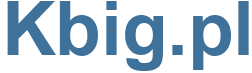 Kbig.pl - Kbig Website