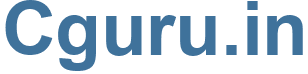 Cguru.in - Cguru Website