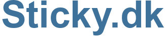 Sticky.dk - Sticky Website