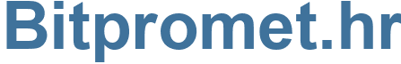 Bitpromet.hr - Bitpromet Website